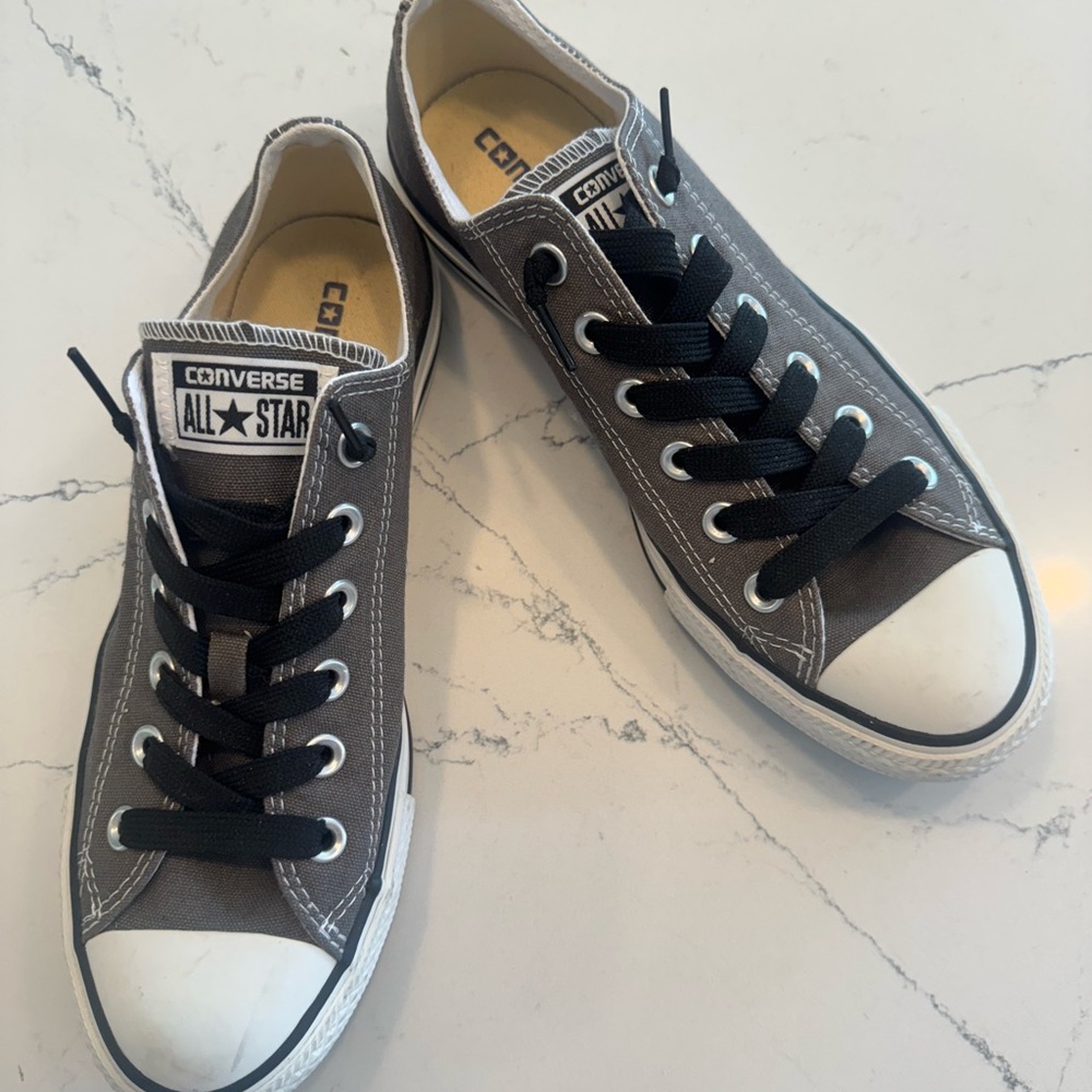 Converse Charcoal All Star Sneakers EUC!!!
